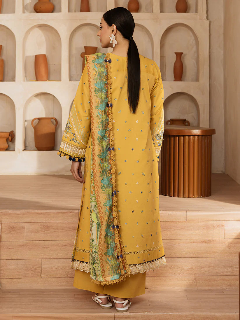 ILENA BY MAHNUR 3P LAWN UNSTICHED