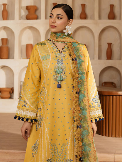 ILENA BY MAHNUR 3P LAWN UNSTICHED