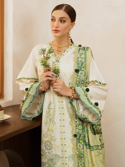 MAHGUL BY MAHNUR 3PC LAWN UNSTICHED