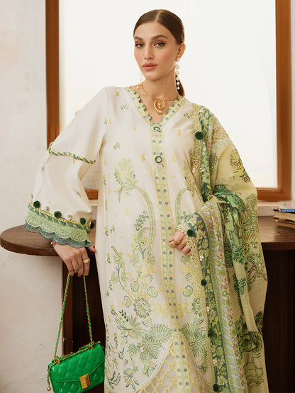 MAHGUL BY MAHNUR 3PC LAWN UNSTICHED