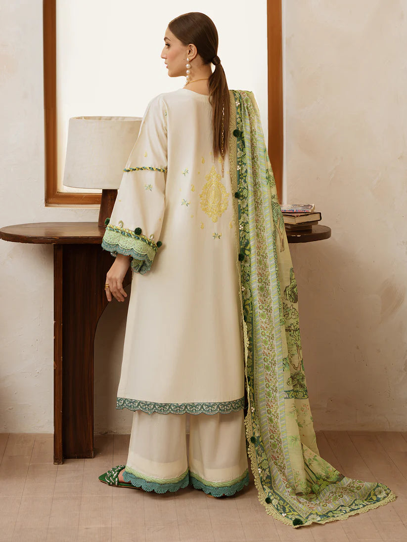 MAHGUL BY MAHNUR 3PC LAWN UNSTICHED