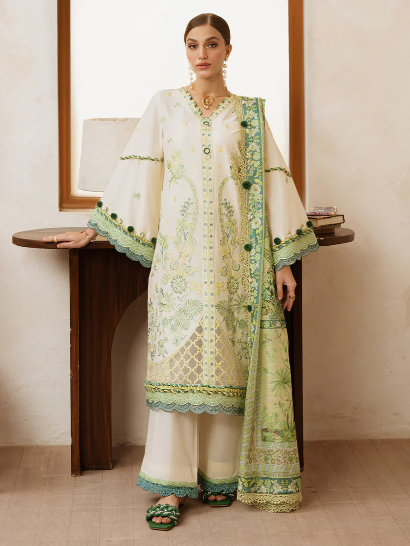 MAHGUL BY MAHNUR 3PC LAWN UNSTICHED