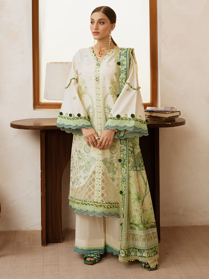 MAHGUL BY MAHNUR 3PC LAWN UNSTICHED