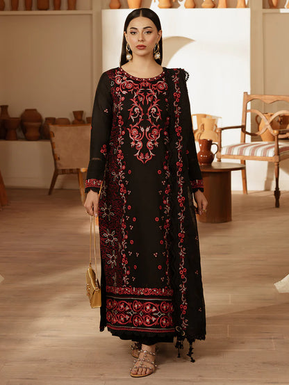 MEHARMAH BY MAHNUR 3PC LAWN UNSTICHED