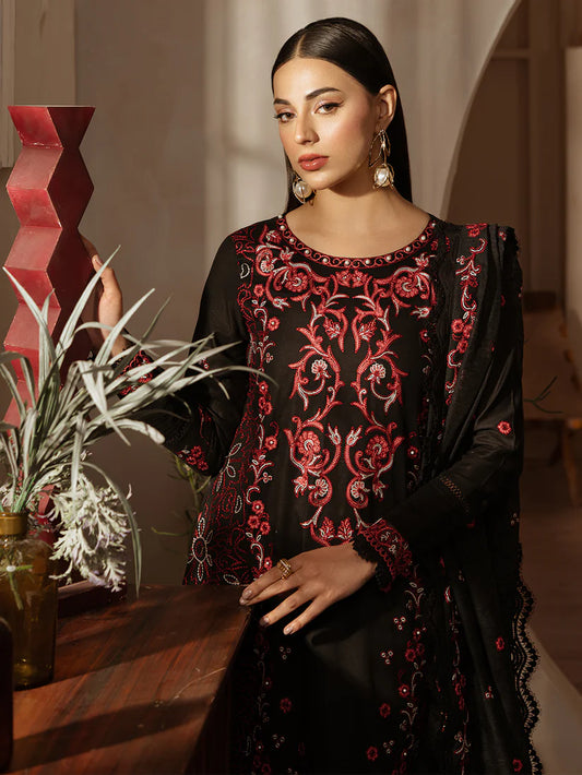 MEHARMAH BY MAHNUR 3PC LAWN UNSTICHED