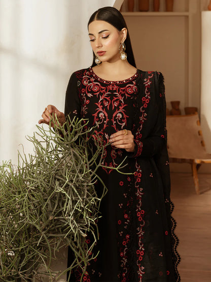 MEHARMAH BY MAHNUR 3PC LAWN UNSTICHED