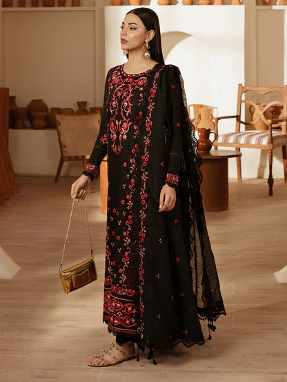 MEHARMAH BY MAHNUR 3PC LAWN UNSTICHED