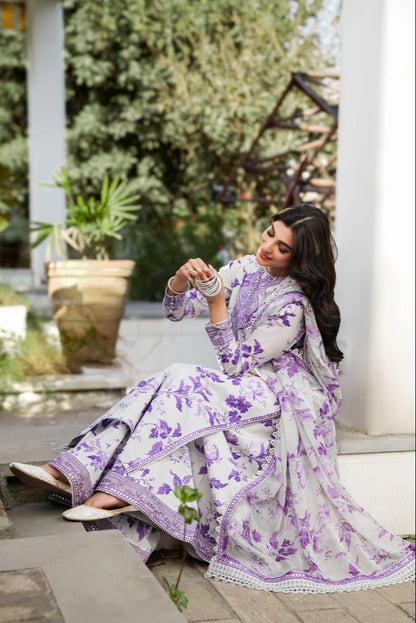 Aneelas Heavy Embroidery 3PC Khaddar Suit JCH-067