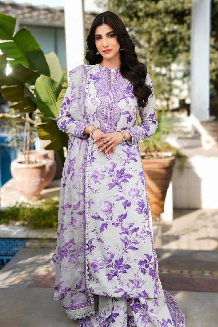 Aneelas Heavy Embroidery 3PC Khaddar Suit JCH-067