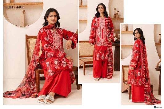 NEHAL BY JOHRA 3PC LAWN JCH-440-NL