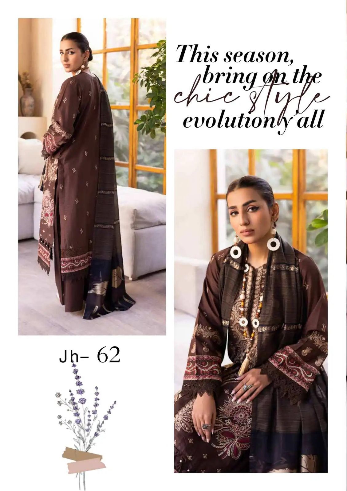ASFAR BY JOHRA LUXURY 3PC LAWN JCH-440-AS