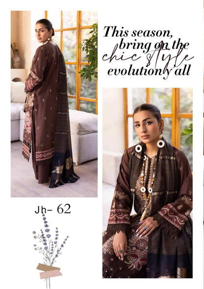 ASFAR BY JOHRA LUXURY 3PC LAWN JCH-440-AS