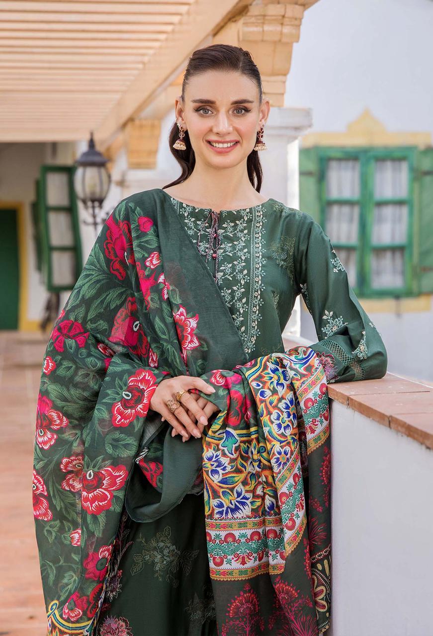 ADAN LIBAS LUXURY LAWN EMB 3 PIECE JCH-031