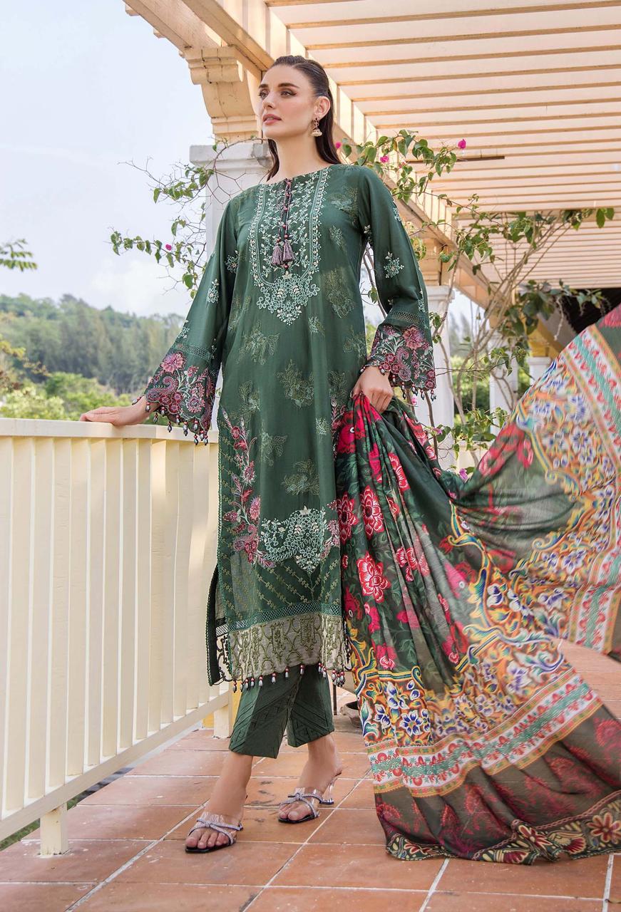 ADAN LIBAS LUXURY LAWN EMB 3 PIECE JCH-031