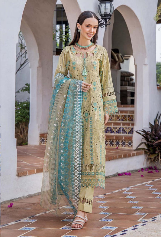 ADAN LIBAS LUXURY LAWN EMB 3 PIECE JCH-033