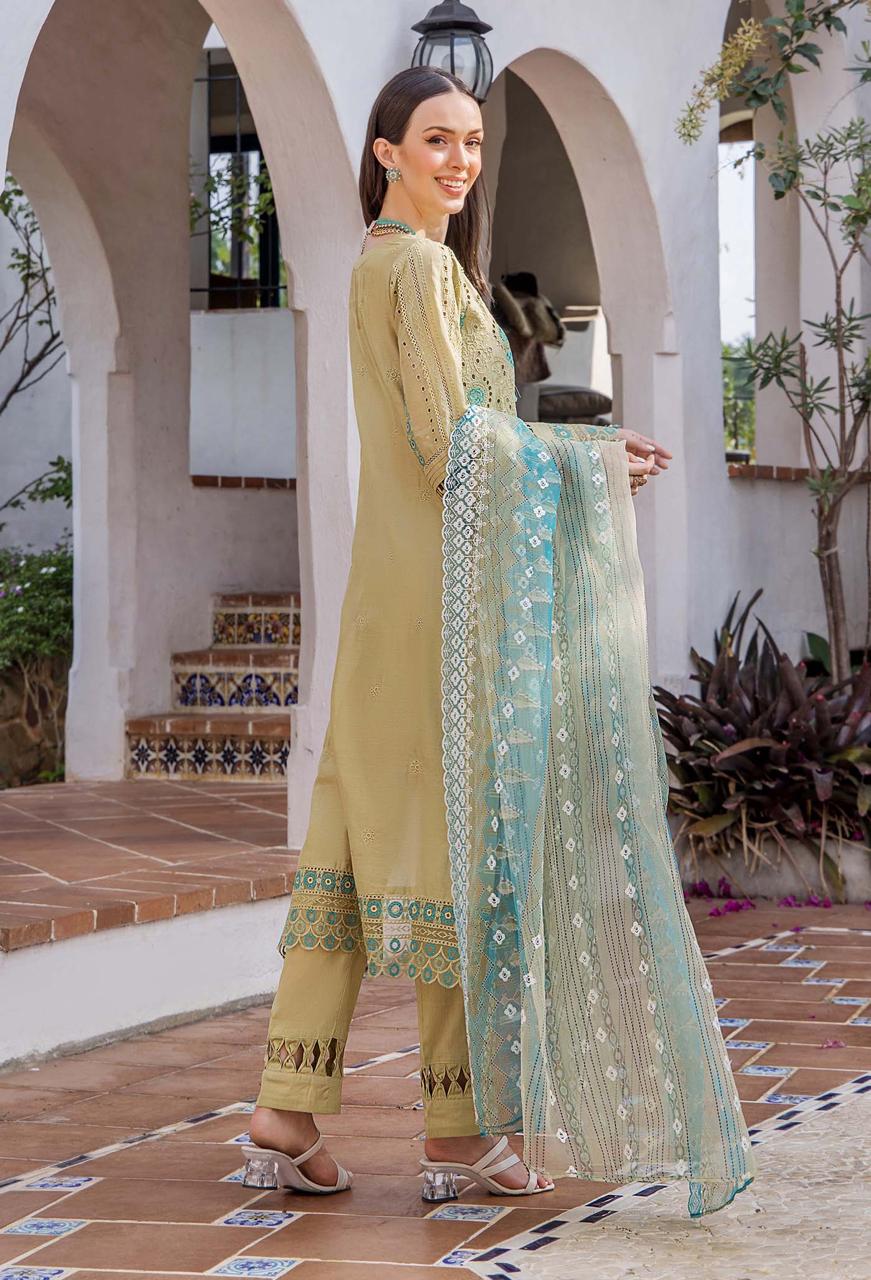 ADAN LIBAS LUXURY LAWN EMB 3 PIECE JCH-033