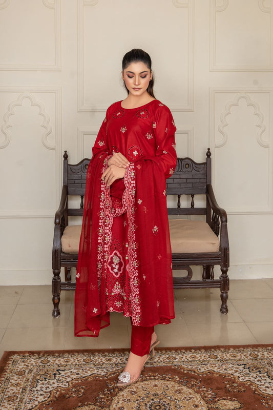 AYRA DESIGNER 3PC LUXURY LAWN JCH-034