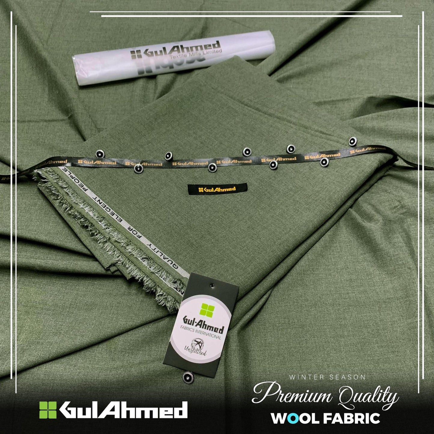 JCH-WF GUL AHMAD WOOL FABRIC