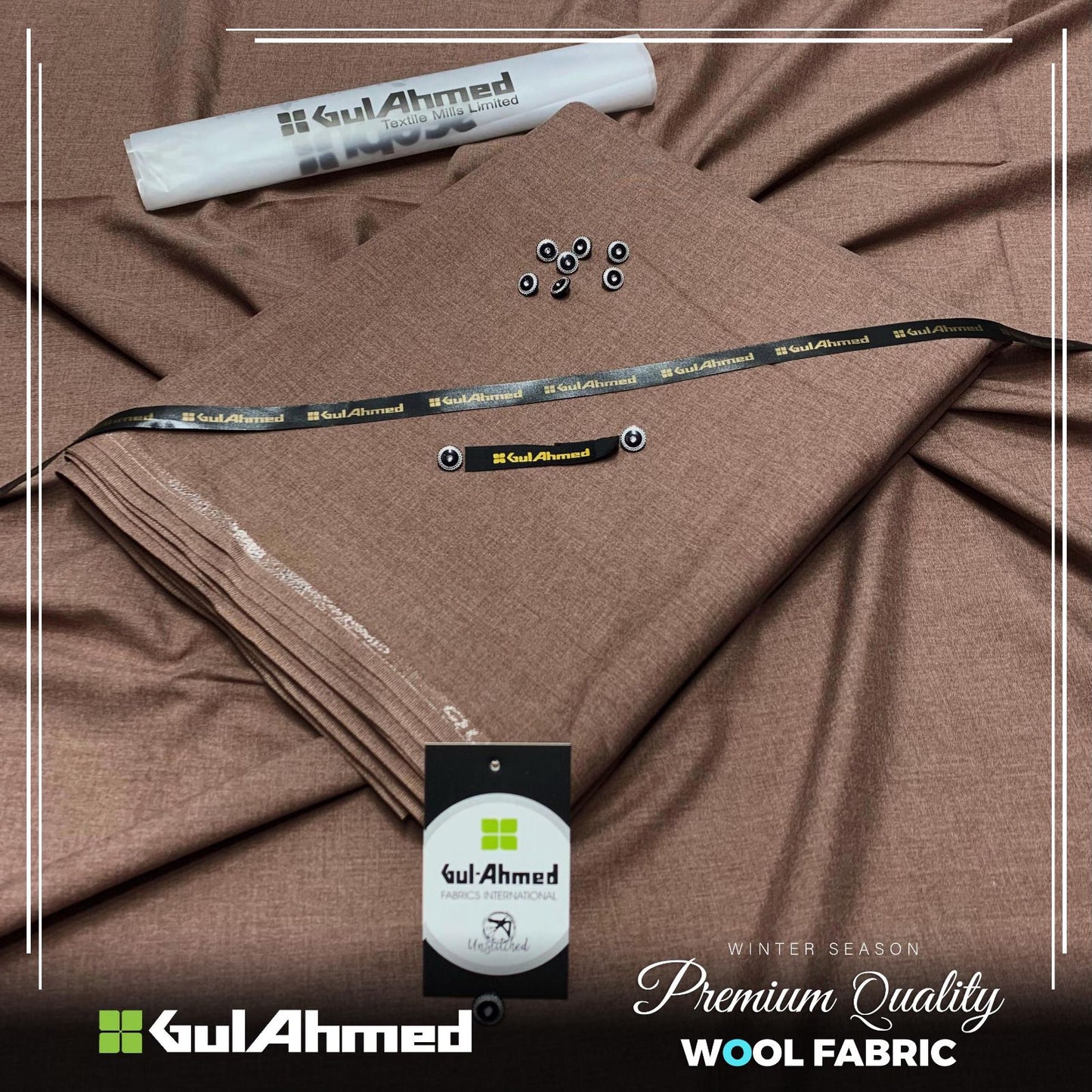 JCH-WF GUL AHMAD WOOL FABRIC
