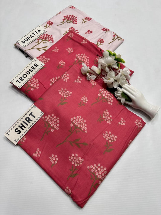 BAROQUE LINEN PRINTED 3PC SUIT JCH-176
