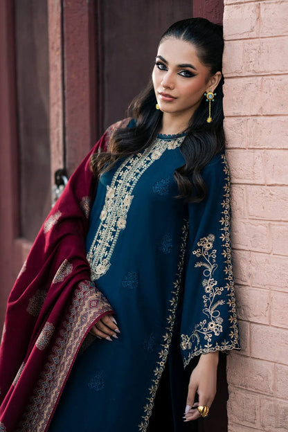 JCH-010 Izel Heavy Embroidery 3PC Dhanak Suit