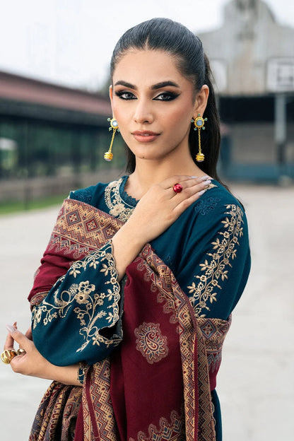 JCH-010 Izel Heavy Embroidery 3PC Dhanak Suit