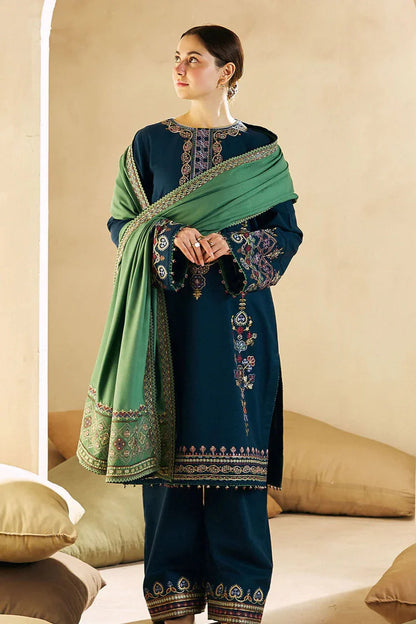 JCH-008 COCO Heavy Embroidery 3PC Dhanak Suit