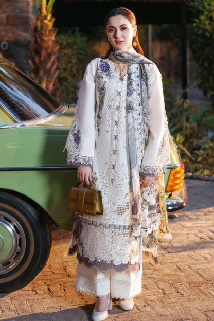 Jade Heavy Embroidery 3PC Dhanak Suit JCH-086