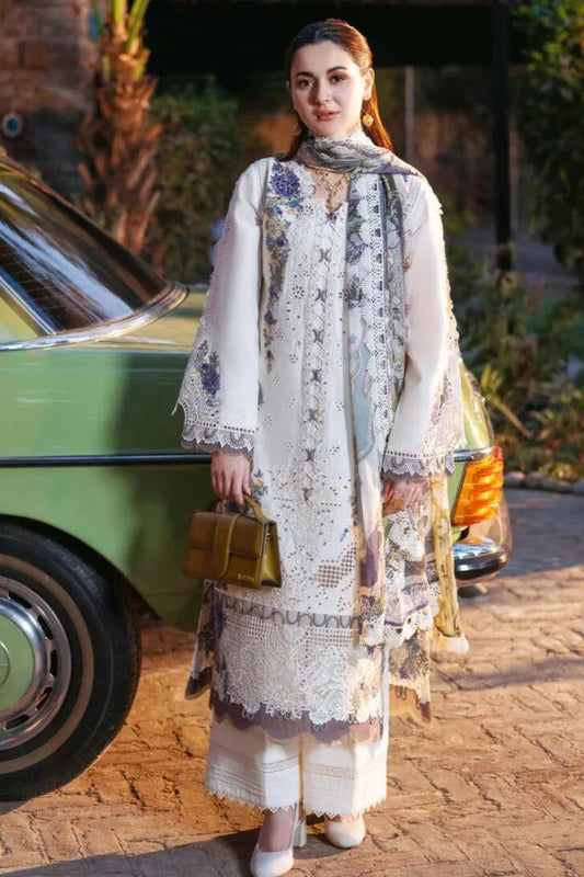 Jade Heavy Embroidery 3PC Dhanak Suit JCH-086