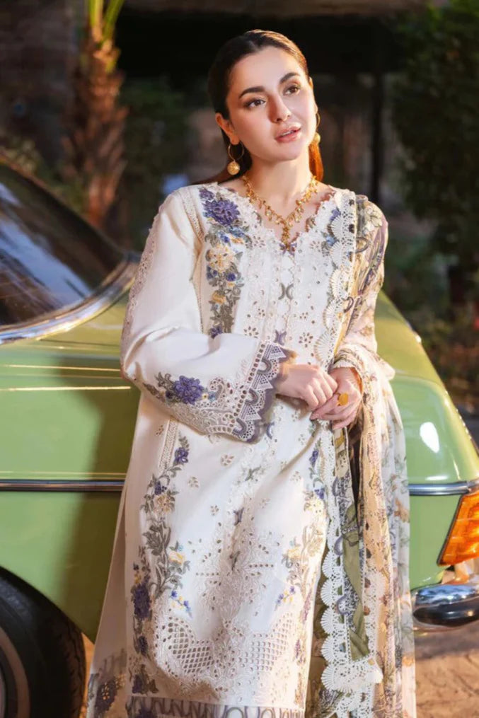 Jade Heavy Embroidery 3PC Dhanak Suit JCH-086
