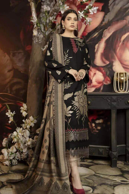 Sapphire Heavy Embroidery 3PC Dhanak Suit JCH-087