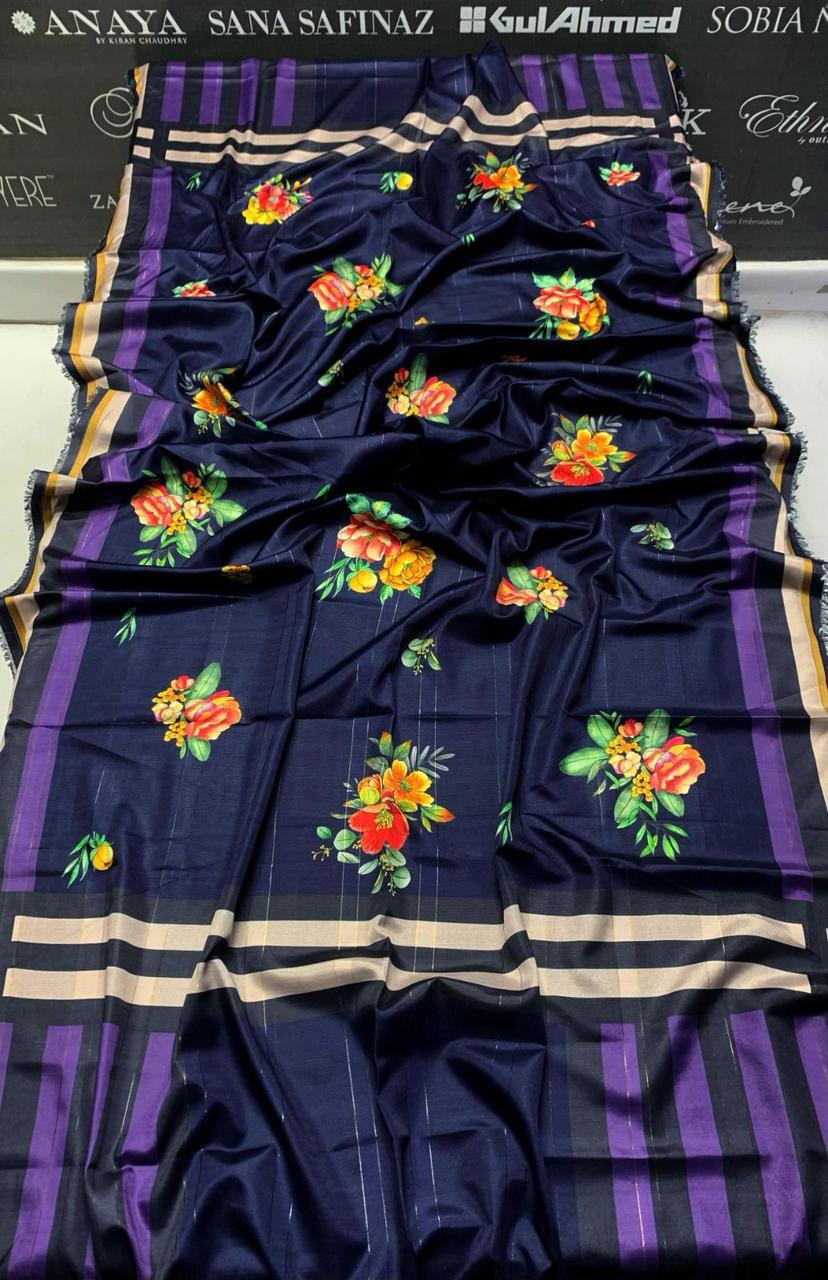 Charizma luxury A+ Embroidred LAWN 3PC UNSTICHED JCH-132 - Image 3