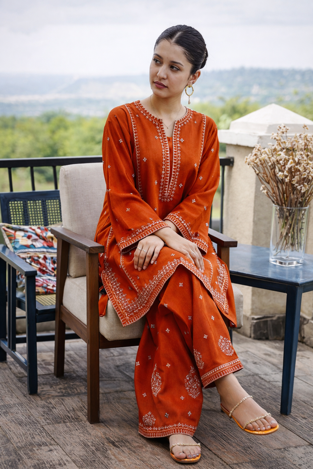 Laam Embroidery 2PC Lawn Suit JCH-220 - Image 2