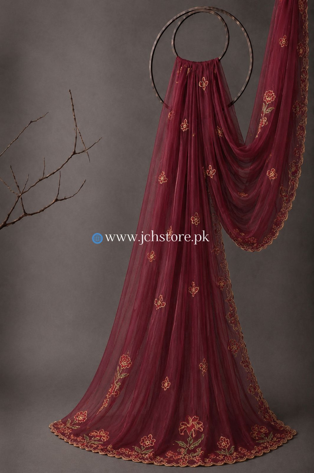 Bareeze Embroidery 1PC Dupatta JCH-319