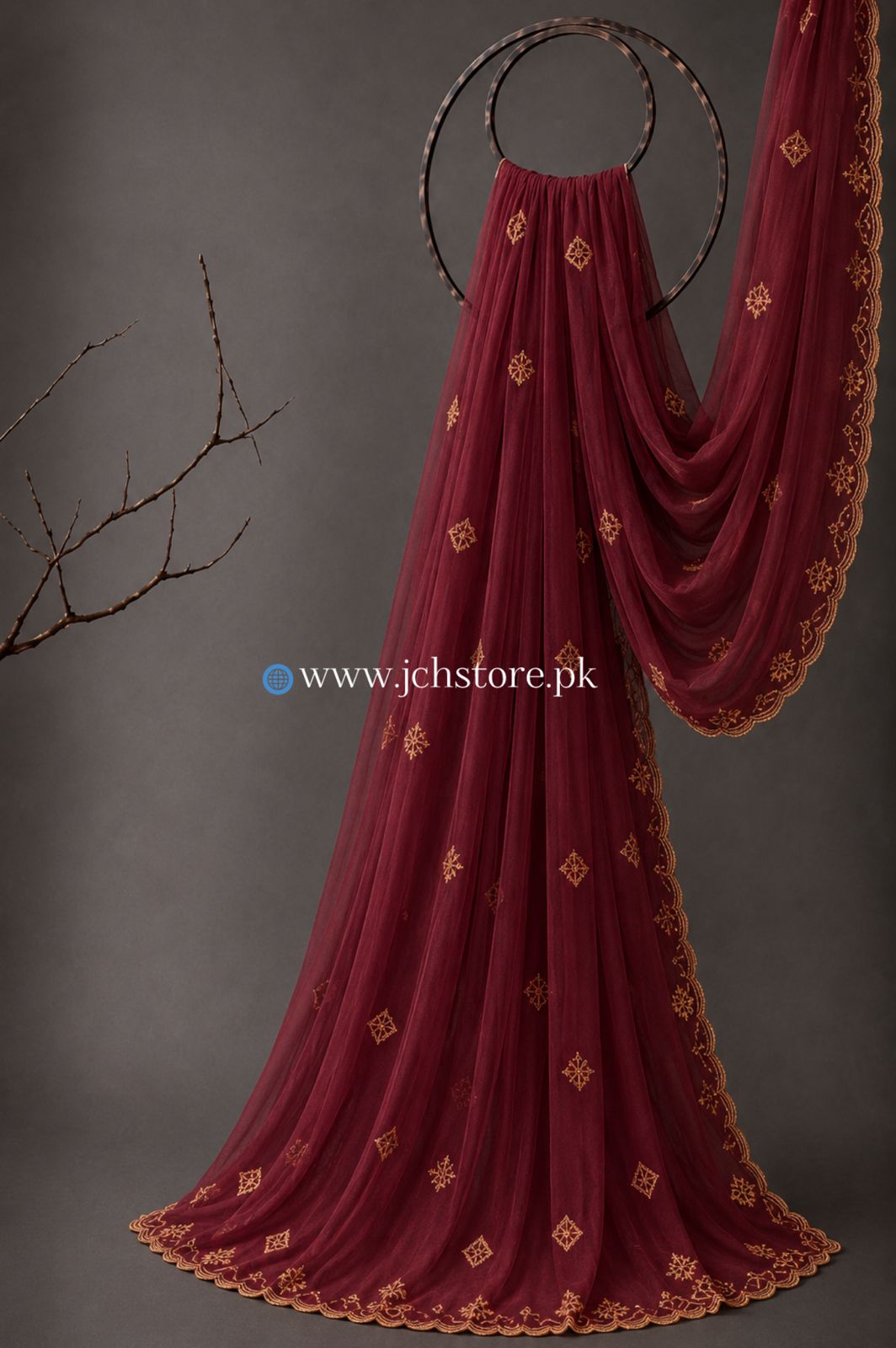 Bareeze Embroidery 1PC Dupatta JCH-325