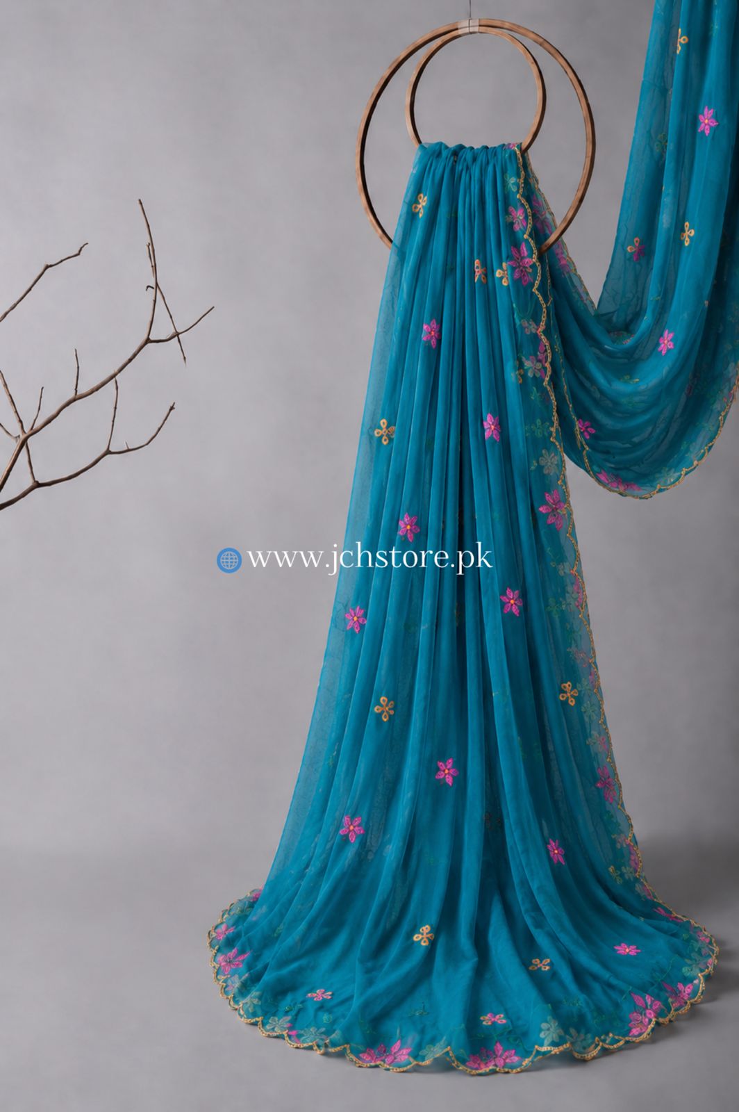 Bareeze Embroidery 1PC Dupatta JCH-264