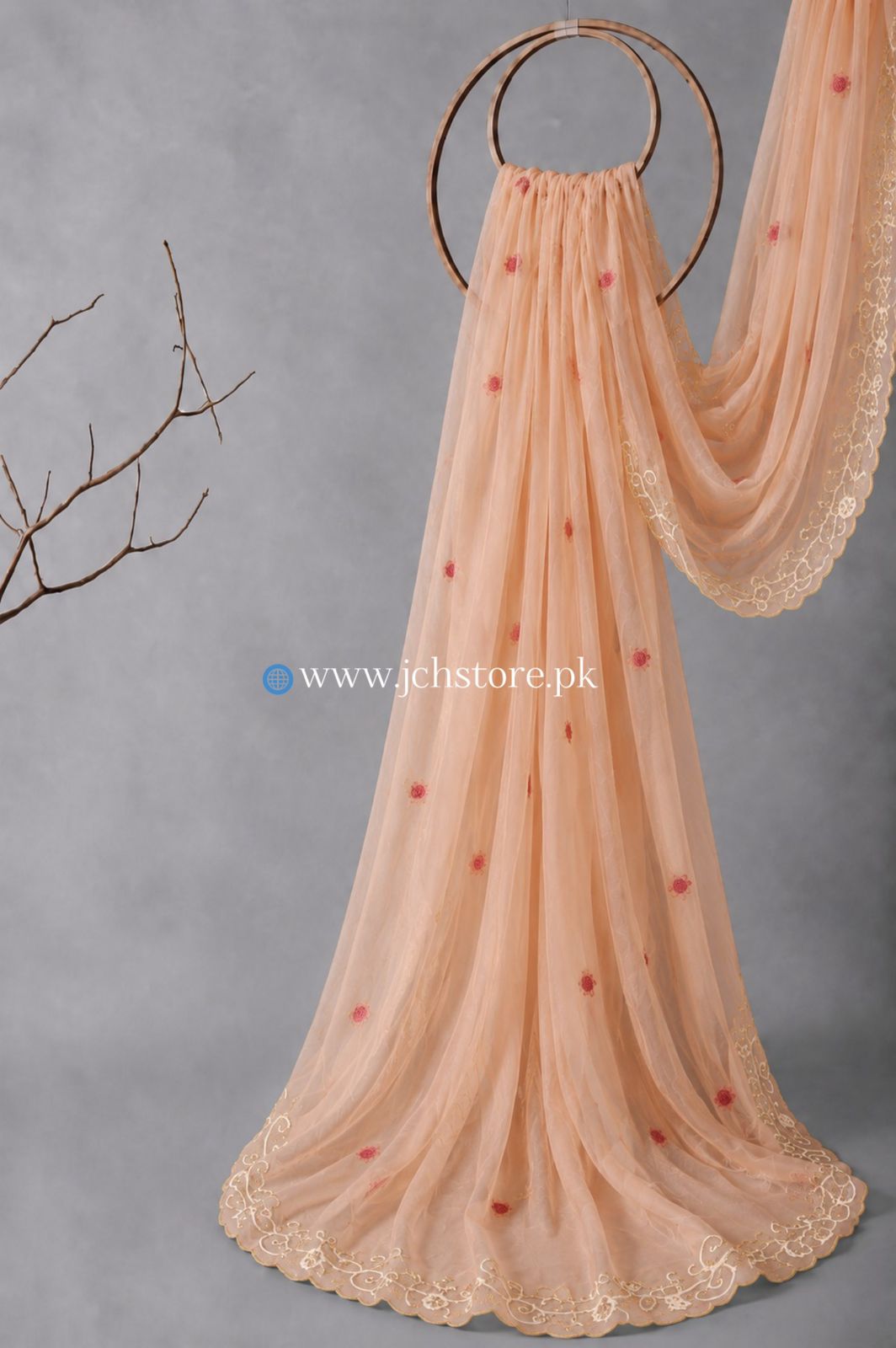Bareeze Embroidery 1PC Dupatta JCH-298