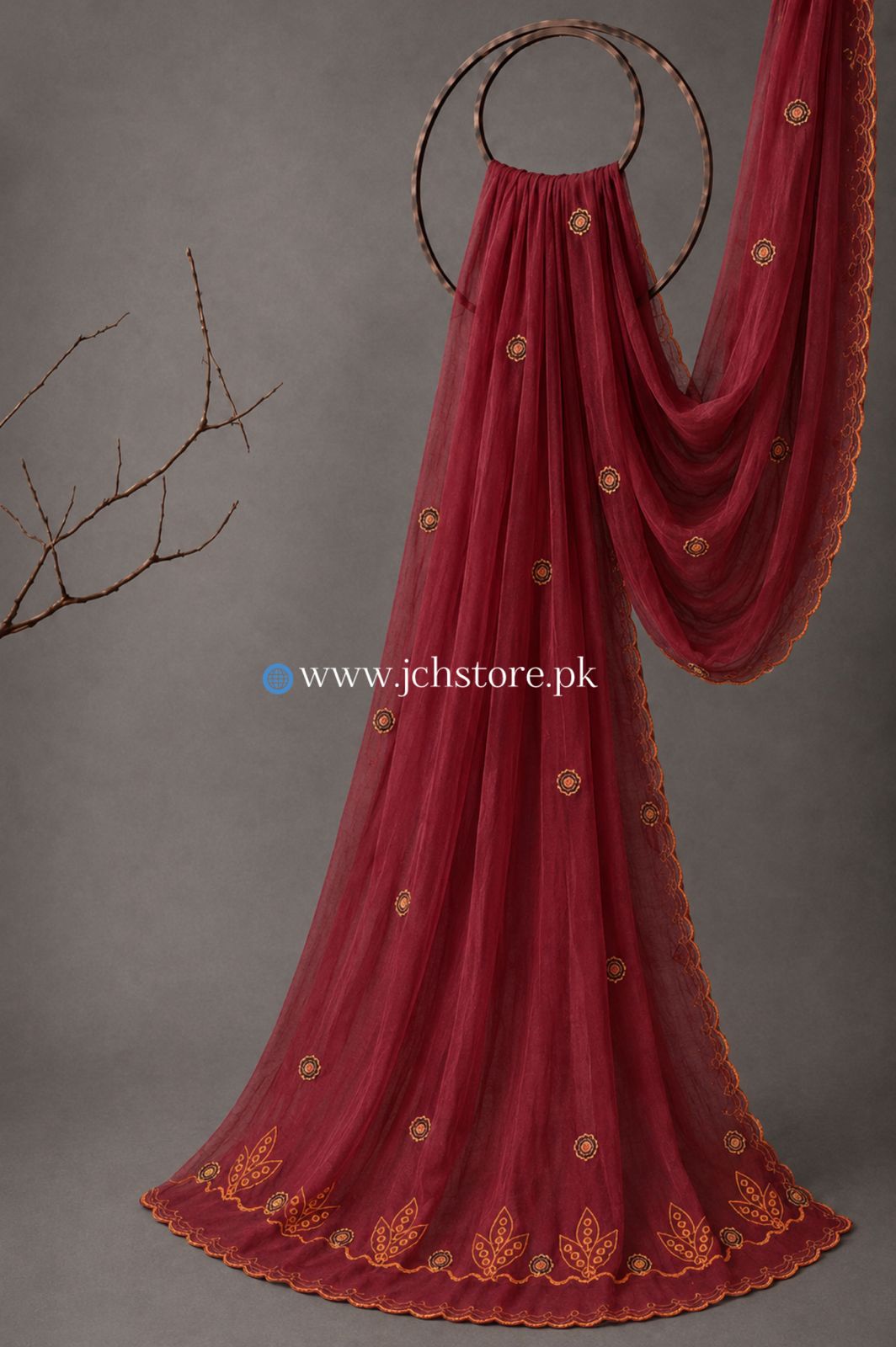 Bareeze Embroidery 1PC Dupatta JCH-309