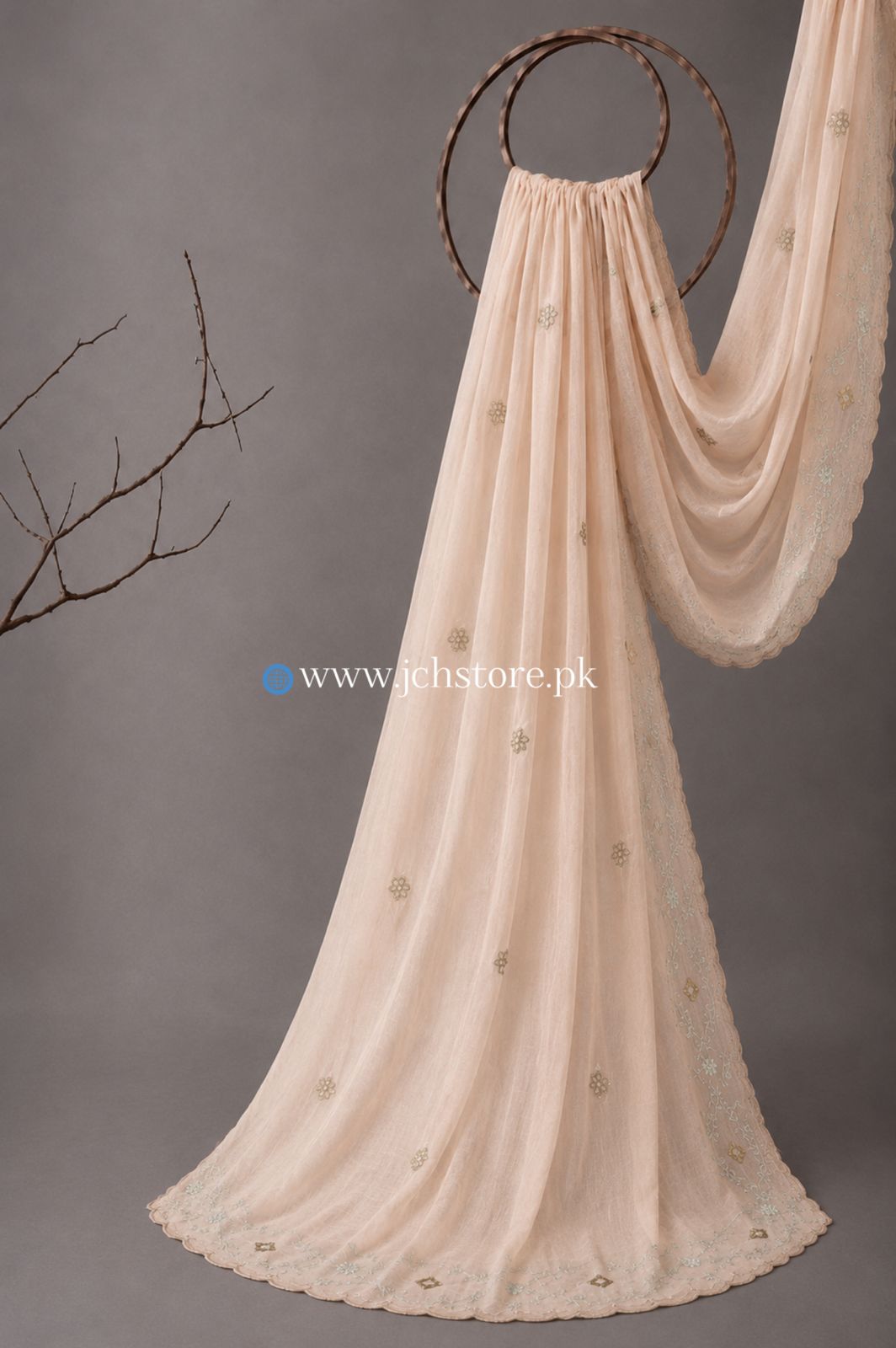 Bareeze Embroidery 1PC Dupatta JCH-311
