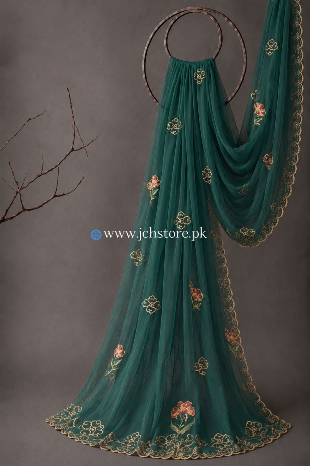Bareeze Embroidery 1PC Dupatta JCH-316