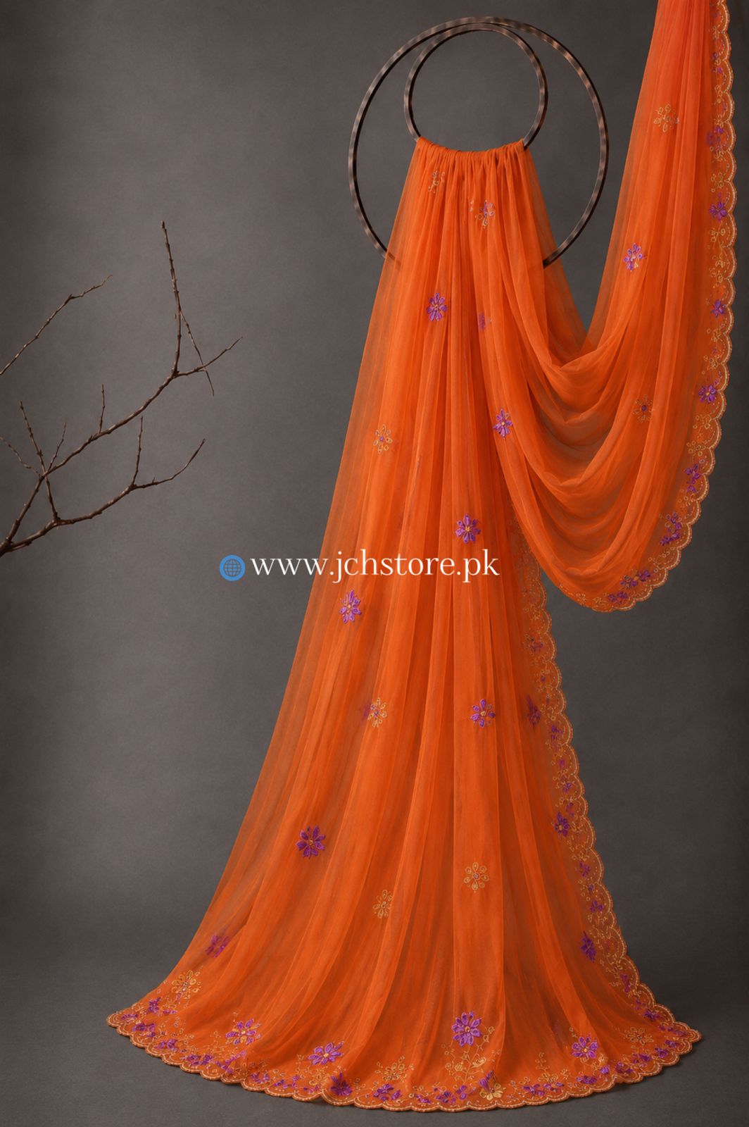 Bareeze Embroidery 1PC Dupatta JCH-327