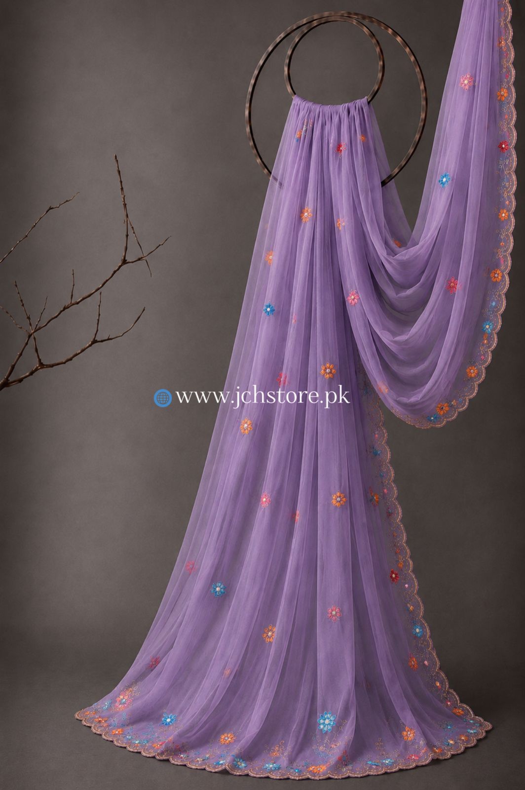 Bareeze Embroidery 1PC Dupatta JCH-329