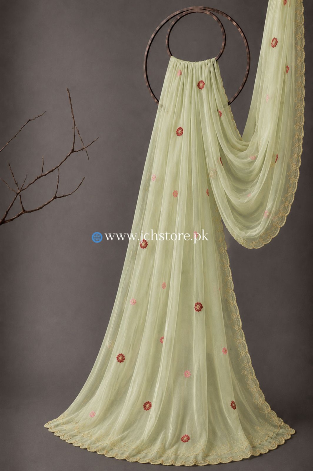 Bareeze Embroidery 1PC Dupatta JCH-328