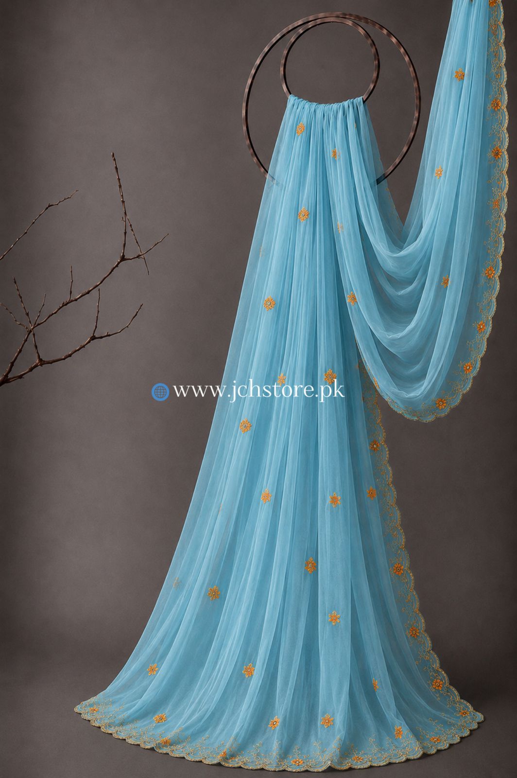 Bareeze Embroidery 1PC Dupatta JCH-326