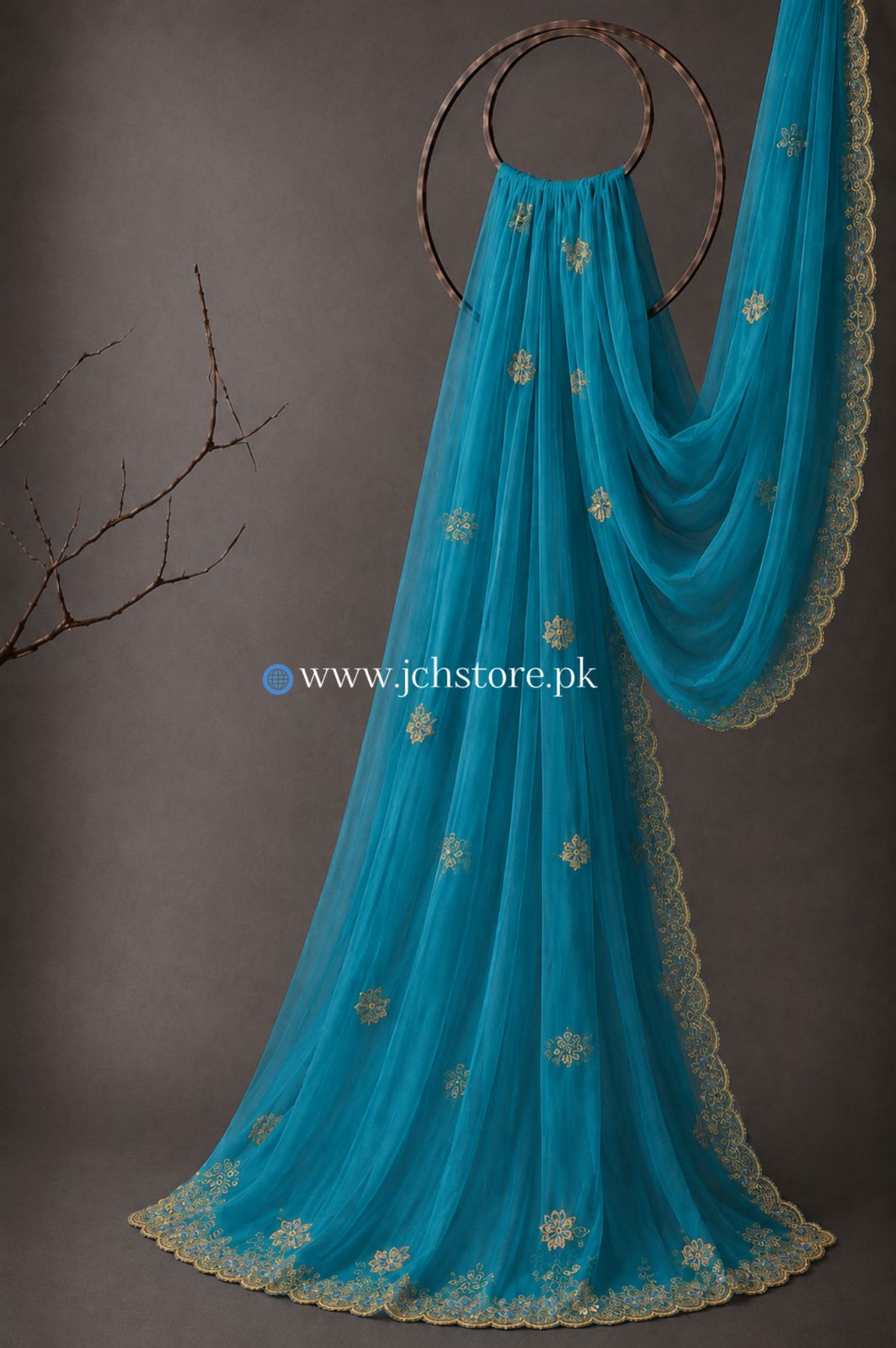 Bareeze Embroidery 1PC Dupatta JCH-315