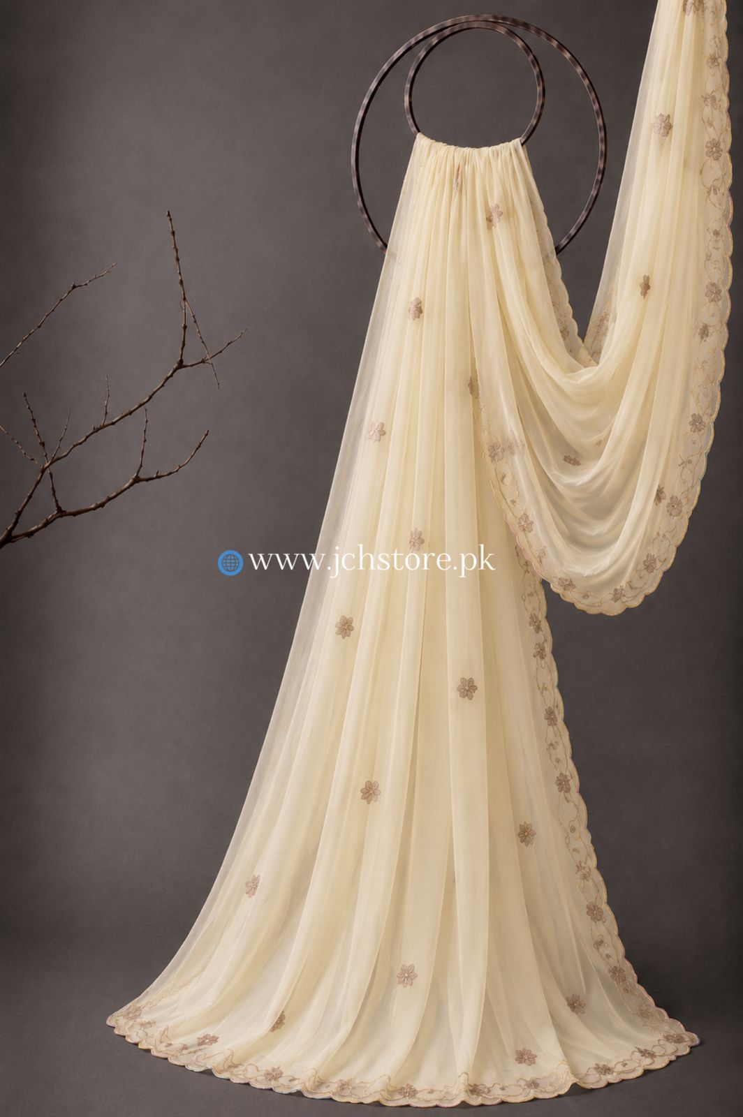Bareeze Embroidery 1PC Dupatta JCH-312
