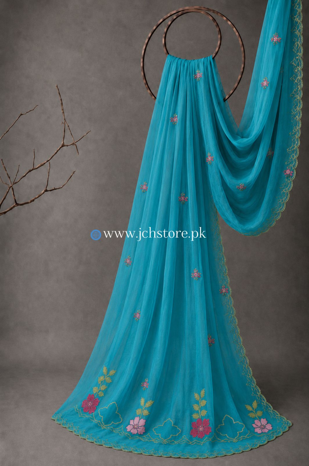 Bareeze Embroidery 1PC Dupatta JCH-306