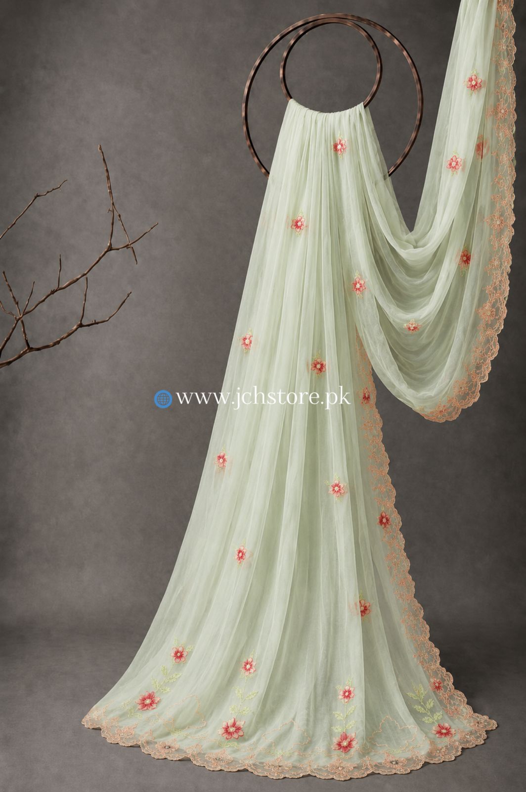Bareeze Embroidery 1PC Dupatta JCH-307