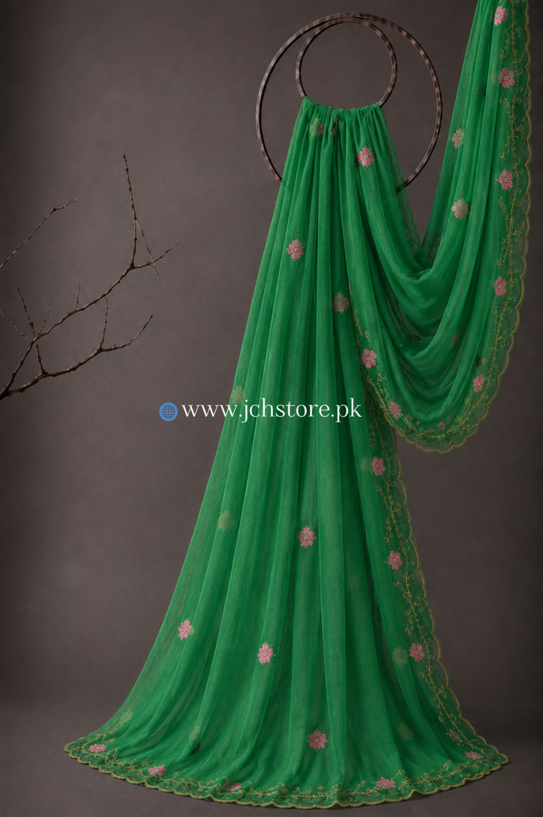 Bareeze Embroidery 1PC Dupatta JCH-340