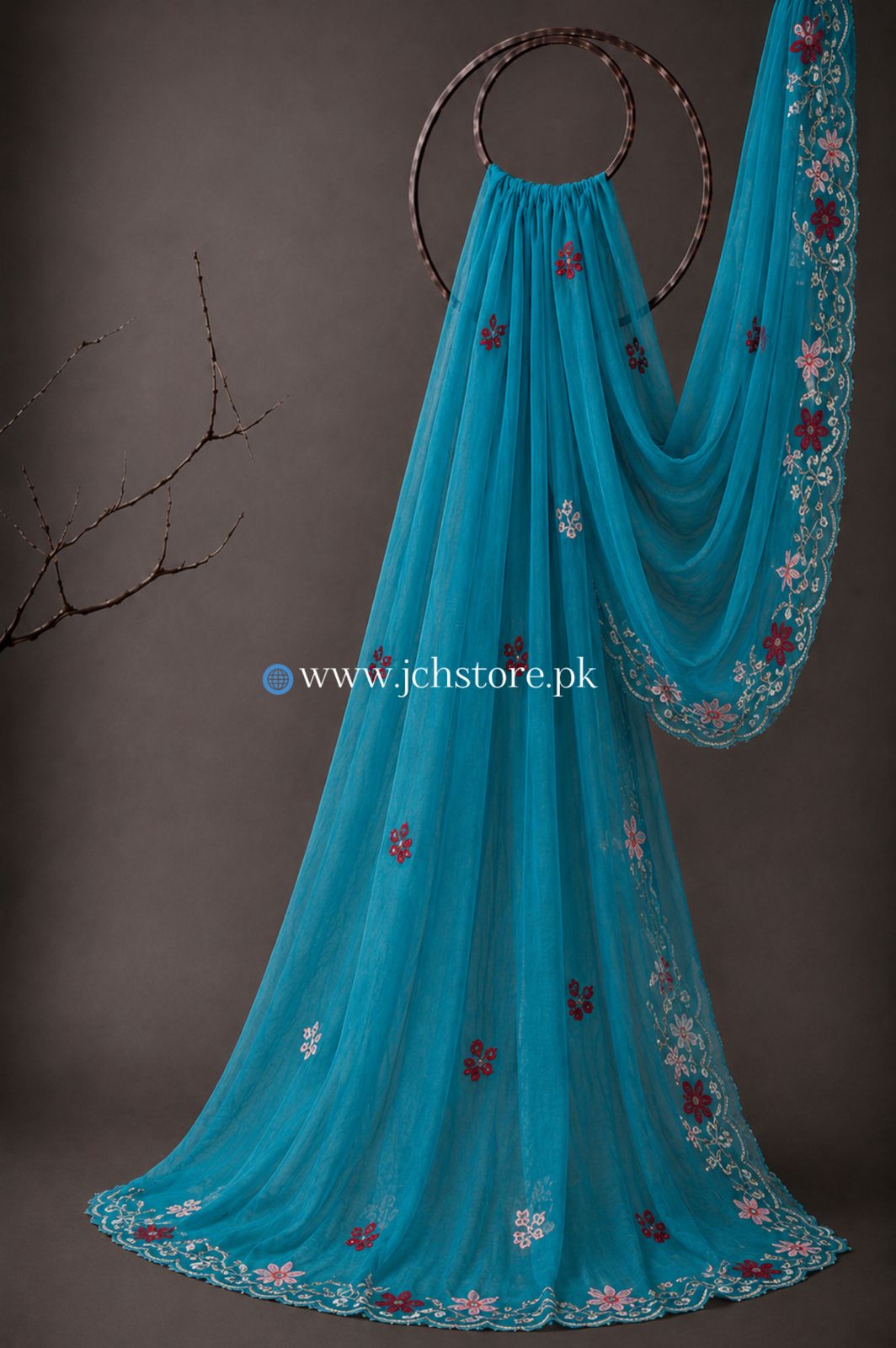 Bareeze Embroidery 1PC Dupatta JCH-335